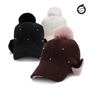[선덜랜드]선덜랜드 여성 트윙클 방한 골프 모자 - SLL2WCP173