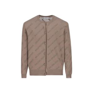 26 SS 발렌시아가 올오버 로고 버튼 코튼 가디건 706303T3234