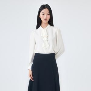 [린(의류)]렐라콘 프릴넥 블라우스 (LCBLOJ0100)