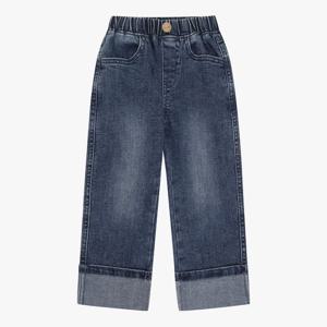 [치크]밑단롤업 그래픽 포인트 일자핏 데님 CKTJ24W1G_NC해운대점