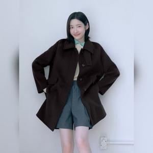 [쥬크]래글런 하프 코트 (Z254MSG156)