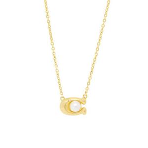 코치 펄 시그니처 여성 목걸이 341916 GLD 100