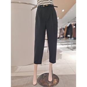 [숲]벨티드 뒷밴딩 원턱 세미팬츠 SBCLP30