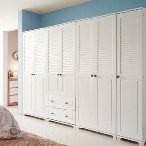 보루네오 갤러리 키큰 2820 (이불장+옷장+서랍옷장+반장) BWB008