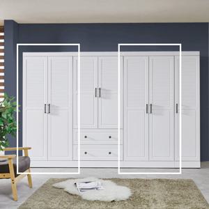 보루네오 갤러리 키큰 1600 (옷장+이불장) BWB016