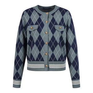 [코인코즈]코인코즈 금장버튼 아가일 가디건_DK4WD615