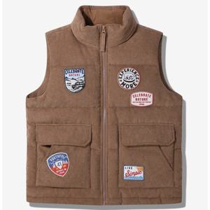 [지프]남여공용 코듀로이 밴드넥 덕다운 베스트 (JQ4JPU602)