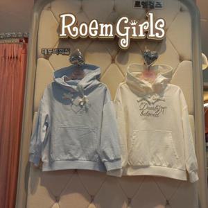 로엠걸즈 DP01 레이스  리본 스트링 후드티 RGSM2613P