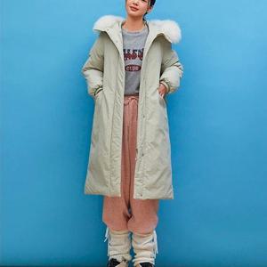 [랩]MARIO웰론 탈착 퍼 벨티드 롱패딩 AQ4PDA70