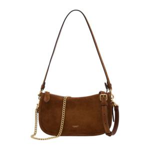 코치 스웨이드 레더 웨이벌리 크레센트 크로스백 CCC37 B4WBR W