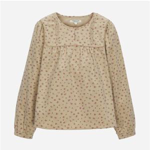 [써스데이아일랜드]코듀로이 플라워 블라우스 T258MBL235W