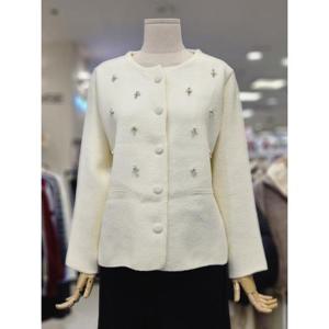 오조크 세이브존01 비즈 노카라 긴팔가디건 FOTWCGK554P