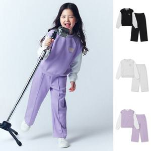 [탑텐키즈]MKF4IP2001 여아) 더블니트 레이어드 셋업