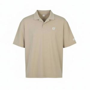 풋조이골프반팔티 NQC FMJMS2224-SAND KR 25SS Open Collar Polo