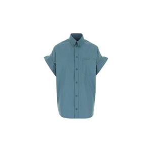 25 FW 발렌시아가 오버사이즈 반소매 셔츠 857833TTM13 TP447993979