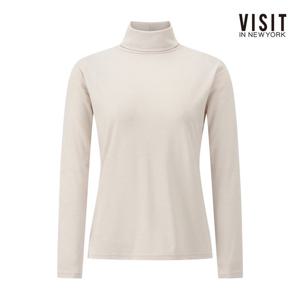 비지트인뉴욕  기모 터틀넥 베이직 티셔츠 (V5BLT06)