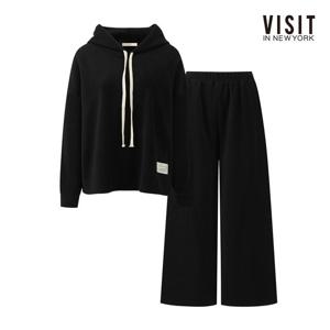 비지트인뉴욕  베이직 기모 플리스 맨투맨 앤 팬츠 셋업 (V5BST01)