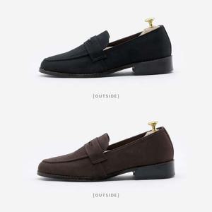 T33 깔끔한 캐주얼 기본 남성로퍼구두 스웨이드느낌 남성정장구두 면접화 정장화 신사화 예복구두 남자편한구두 남자기본구두 남성로퍼