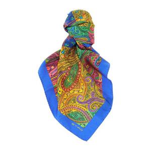 에트로 플로럴 페이즐리 실크 트윌 스카프 WAXA0008AKE05 X0850