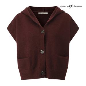 나인식스뉴욕  쓰리 버튼 후드 니트 포켓 베스트 (NPCVT009M0)