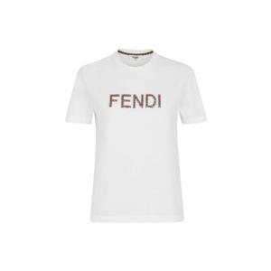 펜디 반팔 티셔츠 FS7254AS8GF0ZNM WHITE DOM