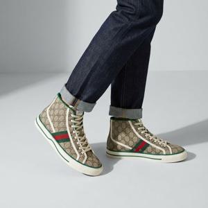 GUCCI 테니스 1977 하이탑 스니커즈 (625807 HVK70 9765)