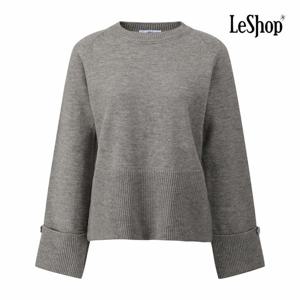 [르샵] 라운드넥 롤업 스타일 니트 (BQ1KP006A)