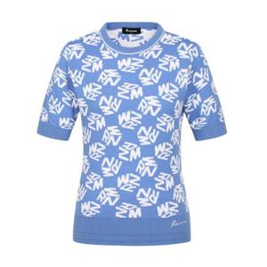 [레노마골프]25FW 여성 자카드라운드 반팔 니트 RWSRO7202-930_I