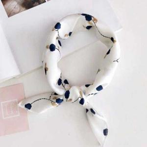 샤랄라 쁘띠 실크 스카프 3호-작은꽃 패션잡화 실크스카프 스카프 쁘띠스카프 목도리