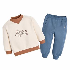 [모이몰른]토들러 레오반목 기모 상하복 세트 M244STG24P