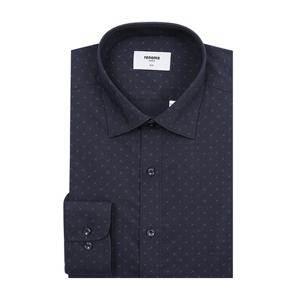 [레노마(셔츠)][레노마셔츠]구김이 적은 긴소매 슬림핏 도형스트레치 셔츠RNFSL0143NY