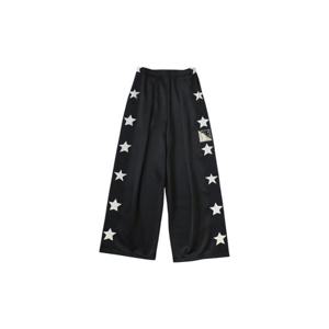 Kapital캐피탈 스턴트맨   우먼 스무스 저지 배기 트랙 팬츠 블랙 K2410LP107