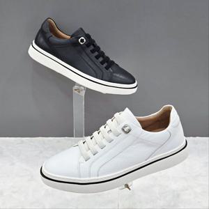 [탠디]남성 클래식 레더 스니커즈 Y2HS50GZ07 BLACK WHITE 1DC J