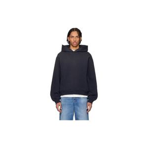 26 SS 아크네 남성 블랙 로고 후드티 261129M202006