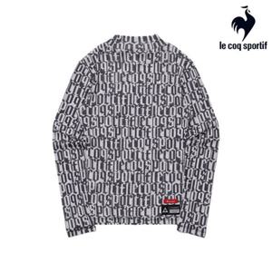 [르꼬끄][30% OFF] 여성 시스루 모노그램 긴팔티 QQ122LRL25