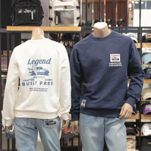 [지프]JEEP 지프 남여공용 오버사이즈 와펜 맨투맨 (JM1TSU867)_