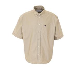 아미 알렉산드르 마티우시 반팔 셔츠 HSH823 CO0210A036 Beige