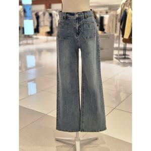 [비지트인뉴욕]빈티지 워싱 포켓 데님 팬츠VC3DP15