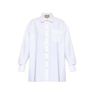 (명품) 구찌 자수 코튼 셔츠 759790 ZAOXQ