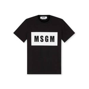 (명품) 엠에스지엠 박스 로고 반팔 티셔츠 3641MD