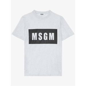 (명품) 엠에스지엠 박스 로고 반팔 티셔츠 2000MD