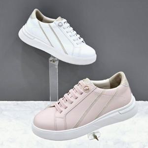 [탠디]여성 스트라이프 스니커즈 X2HS50GS17 LM-WHITE LM-PINK 1