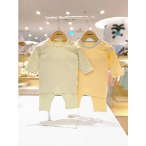 [오가닉맘] 유아 (쌍둥이) 그 엘단면모달칠부내의 2종세트 (MLSP7B04S)