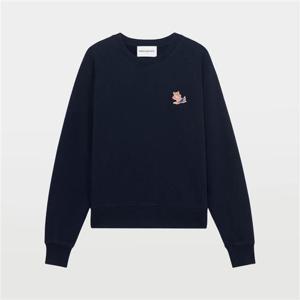 메종키츠네 칠랙스 폭스 패치 스웨트셔츠 SP618W00303 P480