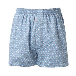 [비너스]면80수 주자 얼룩말 나염 커플트렁크 VMP1969D-BU-EUS