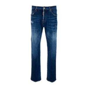 디스퀘어드2 디스트레스드 미드라이즈 스트레이트 진 S74LB1898