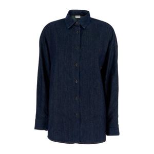 드리스반노튼 버튼 프론트 루즈 데님 셔츠 130729 3386507