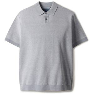 [시리즈(series)]이중우수 반팔 카라 니트 SAWAM25551BUX