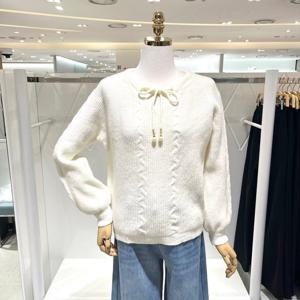 [밸리걸] 진주 장식 스트링 니트 497289