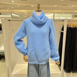 [밸리걸] 터틀넥 루즈핏 니트 497449